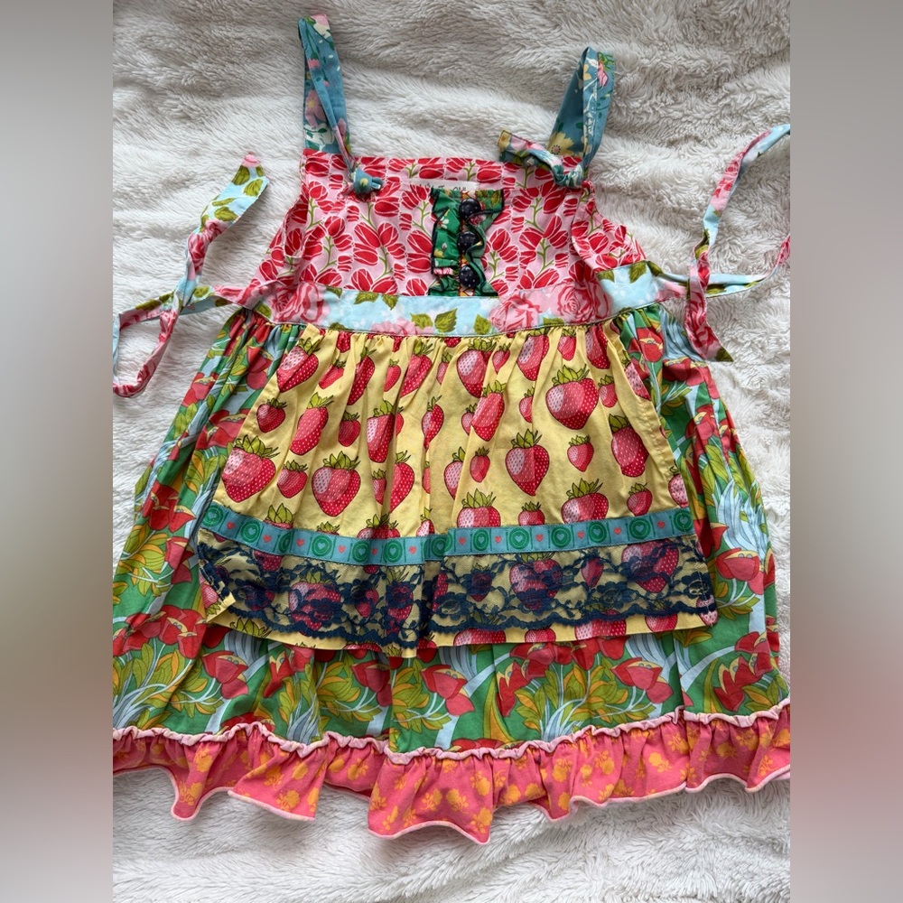 Matilda Jane Knot Apron Dress size 4